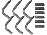 Lund 10-12 Chevy Colorado Ext. Cab EZ Running Board Mounting Bracket Kit - Brite - 300042