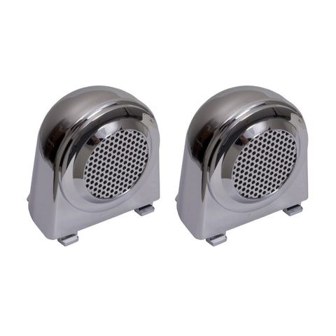 Rugged Ridge 07-10 Jeep Wrangler JK Chrome Tweeter Speaker Enclosures - 11156.11