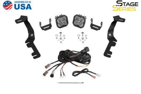 Diode Dynamics Stage Series Ditch Light Kit for 2019-Present Ram SS3 - Yellow Pro Combo - DD7602