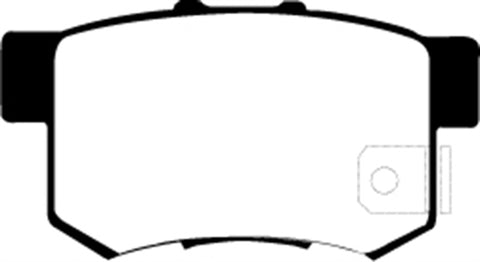 EBC 97 Acura CL 2.2 Redstuff Rear Brake Pads - DP31193C