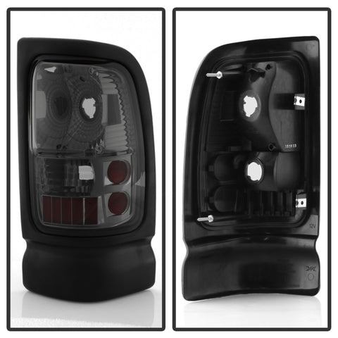 xTune Dodge Ram 1500/2500/3500 94-01 Euro Style Tail Lights Smoke ALT-ON-DRAM94-SM - 5012814