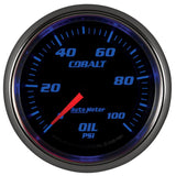 Autometer Cobalt 66mm 0-100 PSI Oil Pressure Gauge - 7921