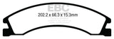 EBC 08+ Ford Econoline E150 4.6 Greenstuff Rear Brake Pads - DP63005
