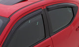 AVS 16-18 Honda Civic Ventvisor Outside Mount Window Deflectors 4pc - Smoke - 94682