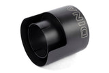 Dinan Double-Walled 4.5in Clamp-On Exhaust Tip - Black - 4.5in Outlet / 3in Inlet - D663-0640-BOX