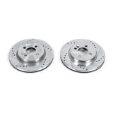 Power Stop 07-09 Mini Cooper Front Evolution Drilled & Slotted Rotors - Pair - EBR853XPR