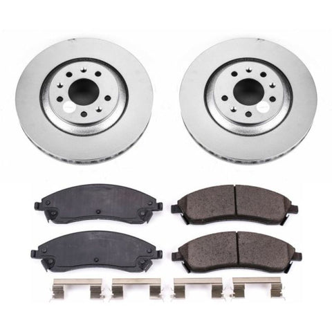 Power Stop 06-07 Cadillac CTS Front Z17 Evolution Geomet Coated Brake Kit - CRK1429