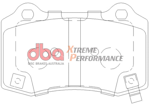 DBA 2010 Camaro SS XP650 Rear Brake Pads - DB2260XP