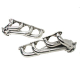 BBK 79-93 Mustang 351 Swap Shorty Unequal Length Exhaust Headers - 1-5/8 Silver Ceramic - 15110