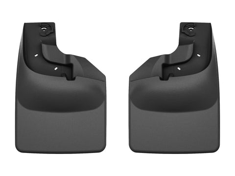 WeatherTech 2017+ Ford F250/350/450/550(Fits W/OEM Fender Flares/Lip ONLY) No Drill Mudflaps FRONT - 110066