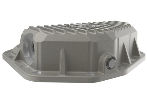 aFe POWER Street Series Front Diff Cover Raw w/ Machined Fins Ford F-250/350 23-26(Dana M235) - 46-71480A