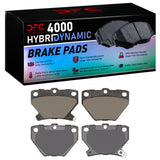 DFC 00-08 Toyota Matrix Rear 4000 Hybridynamic Brake Pads - 4000-0823-00