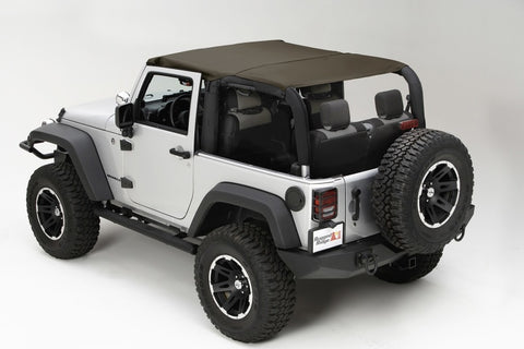 Rugged Ridge Summer Brief Top Diamond Khaki 10-18 Jeep Wrangler JK - 13590.36