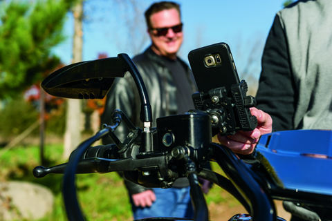 Kuryakyn Tech Connect Standard Cradle For Perch Mount Black - 1698