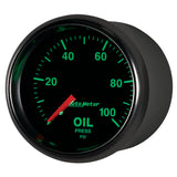 Autometer GS Series 2-1/16in Oil Pressure Gauge 100PSI Electric Full Sweep - 3853
