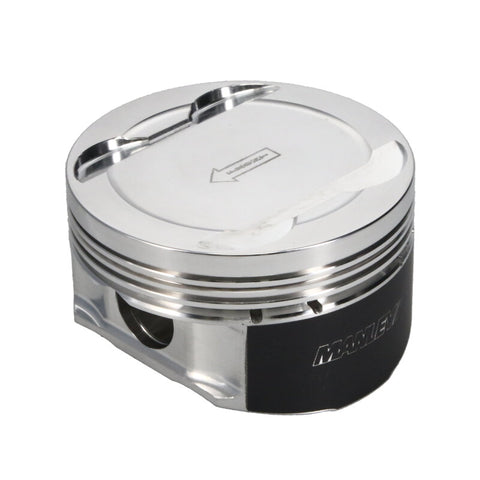 Manley Ford 3.7L Cyclone 3.770in Bore 1.239in Comp Height -5.0cc Dish Piston Set - 599510C-6