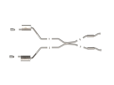 aFe 11-21 Dodge Durango V6-3.6L/V8-5.7L MACH Force-Xp 304 SS Cat-Back Exhaust System w/ Polished Tip - 49-32086-P