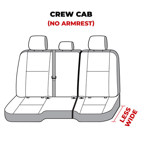 Covercraft 11-24 Dodge Ram Polycotton SeatSaver Custom Second Row Seat Covers - Taupe - SS8397PCTP