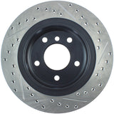 StopTech Power Slot 00 BMW 323 / 01-07 325 / 99-00 328 Series Rear Right Drilled & Slotted Rotor - 127.34049R
