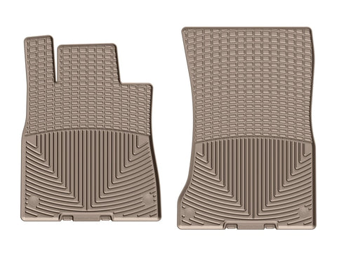 WeatherTech 2014+ Mercedes-Benz S-Class Front Rubber Mats - Tan - W351TN