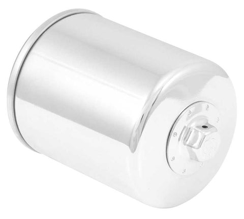 K&N Harley-Davidson / Buell 3in OD x 4.063in H Chrome Oil Filter - KN-171C