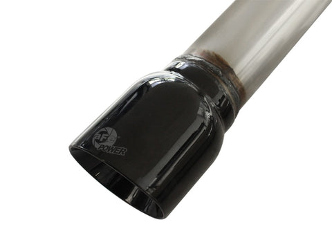 aFe MACHForce XP Exhausts Cat-Back SS-409 EXH CB Dodge Ram 1500 5.7L HEMI 09-13 Glossed Black - 49-42013-B