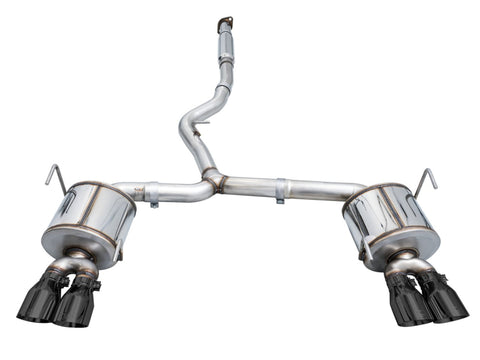 AWE Tuning 2022+ VB Subaru WRX Touring Edition Exhaust - Diamond Black Tips - 3015-43979