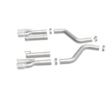 MagnaFlow Axle-Back, SS, 3in, Quad Split Rear 3.5 Tips 2015 Dodge Challenger incl SRT Hellcat - 19206