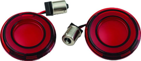 Kuryakyn Tracer L.E.D. Rear Turn Signal Insert Red Light/Red Lens 1156 - 2908