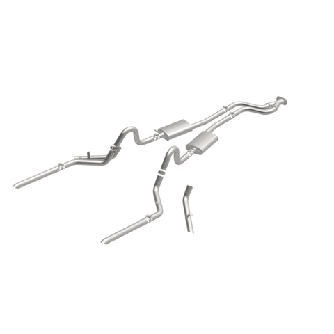 MagnaFlow SYS C/B 84-87 Buick Regal V6 3.8L Turbocharged SS 2.5in Street Series Dual Split Rear Exit - 16884
