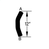 Omix Rdtr Hose Upper 3.7L 02-07 Jeep Liberty (KJ) - 17113.26