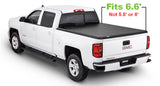 Tonno Pro 15-19 Chevy Silverado 3500 6.6ft Fleetside Hard Fold Tonneau Cover - HF-158