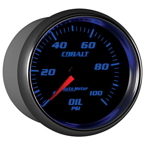 Autometer Cobalt 66mm 0-100 PSI Oil Pressure Gauge - 7921