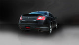 Corsa 2010-2019 Ford Taurus SHO 3.5L V6 Turbo Sport Cat-Back Exhaust w/ Dual 4in Black Tips - 14315BLK