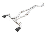 AWE Tuning 2020 Toyota Supra A90 Resonated Track Edition Exhaust - 5in Diamond Black Tips - 3015-33130