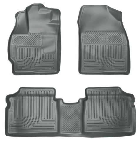 Husky Liners 10-12 Toyota Prius WeatherBeater Combo Gray Floor Liners - 98922