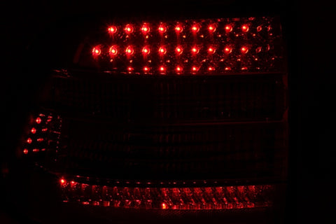 ANZO 2003-2006 Porsche Cayenne LED Taillights Red/Clear - 321170
