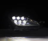 AlphaRex 21-23 Toyota GR86 / Subaru BRZ NOVA-Series LED Projector Headlights - Alpha Black - 880875