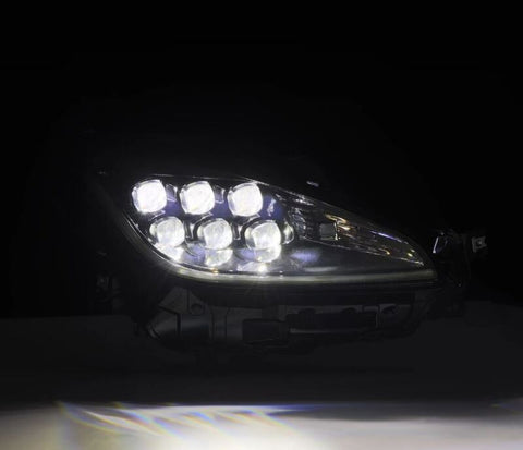 AlphaRex 21-23 Toyota GR86 / Subaru BRZ NOVA-Series LED Projector Headlights - Alpha Black - 880875