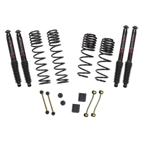 Skyjacker 2020 Jeep JL 4WD Diesel 2.5in Dual Rate Long Travel Sus Lift Kit w/ Black Max Shocks - JL25BPBLTD