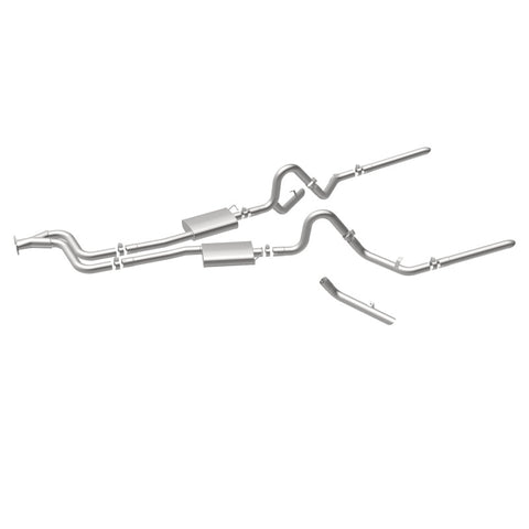 MagnaFlow SYS C/B 84-87 Buick Regal V6 3.8L Turbocharged SS 2.5in Street Series Dual Split Rear Exit - 16884