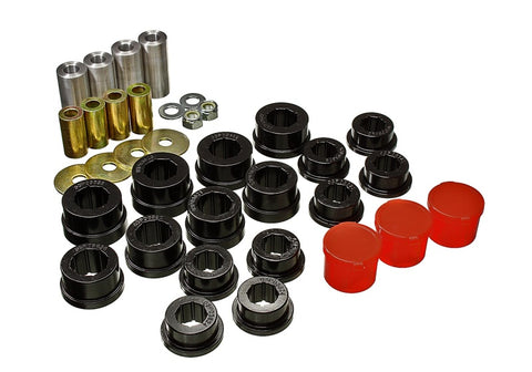 Energy Suspension 93-98 Toyota Supra Front Control Arm Bushing Set - Black - 8.3135G