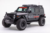 Go Rhino 07-20 Jeep Wrangler JL/JLU/JK/JKU/Gladiator JT Rockline Front Stubby Bumper w/ Overrider - 331101T