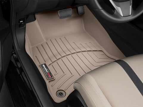 WeatherTech 2016+ Honda Civic Sedan Front FloorLiner - Tan - 458841
