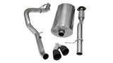 Corsa 2009-2013 Chevrolet Suburban 1500 5.3L V8 Black Sport Cat-Back Exhaust - 14914BLK