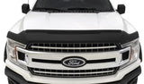 AVS 15-18 Ford F-150 Aeroskin II Textured Low Profile Hood Shield - Black - 436096