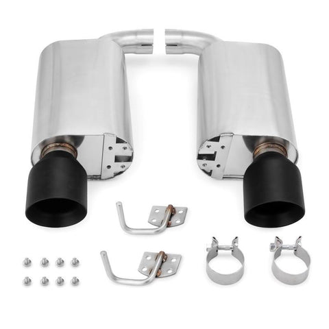 Mishimoto 2015+ Ford Mustang Axleback Exhaust Race w/ Black Tips - MMEXH-MUS8-15ARBK