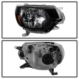 xTune Toyota Tacoma 2012-2015 OEM Style Headlights Black HD-JH-TTA12-AM-BK - 9031069