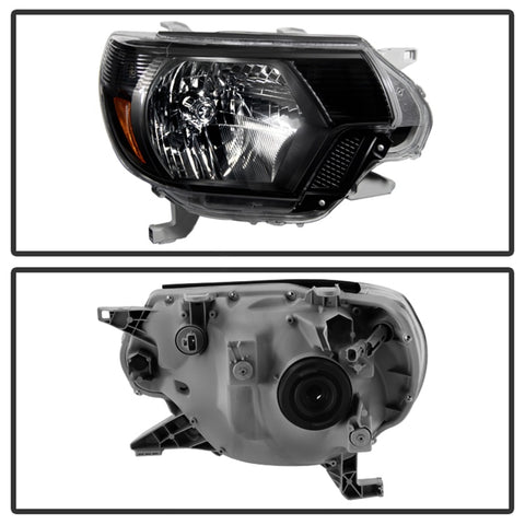 xTune Toyota Tacoma 2012-2015 OEM Style Headlights Black HD-JH-TTA12-AM-BK - 9031069