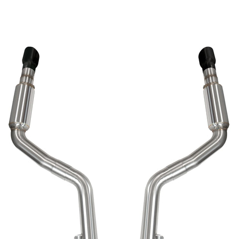 Kooks 2015+ Dodge Charger Hellcat 3in OEM Style Cat-Back Exhaust System 4in Black Slash Cut Tips - 31534210